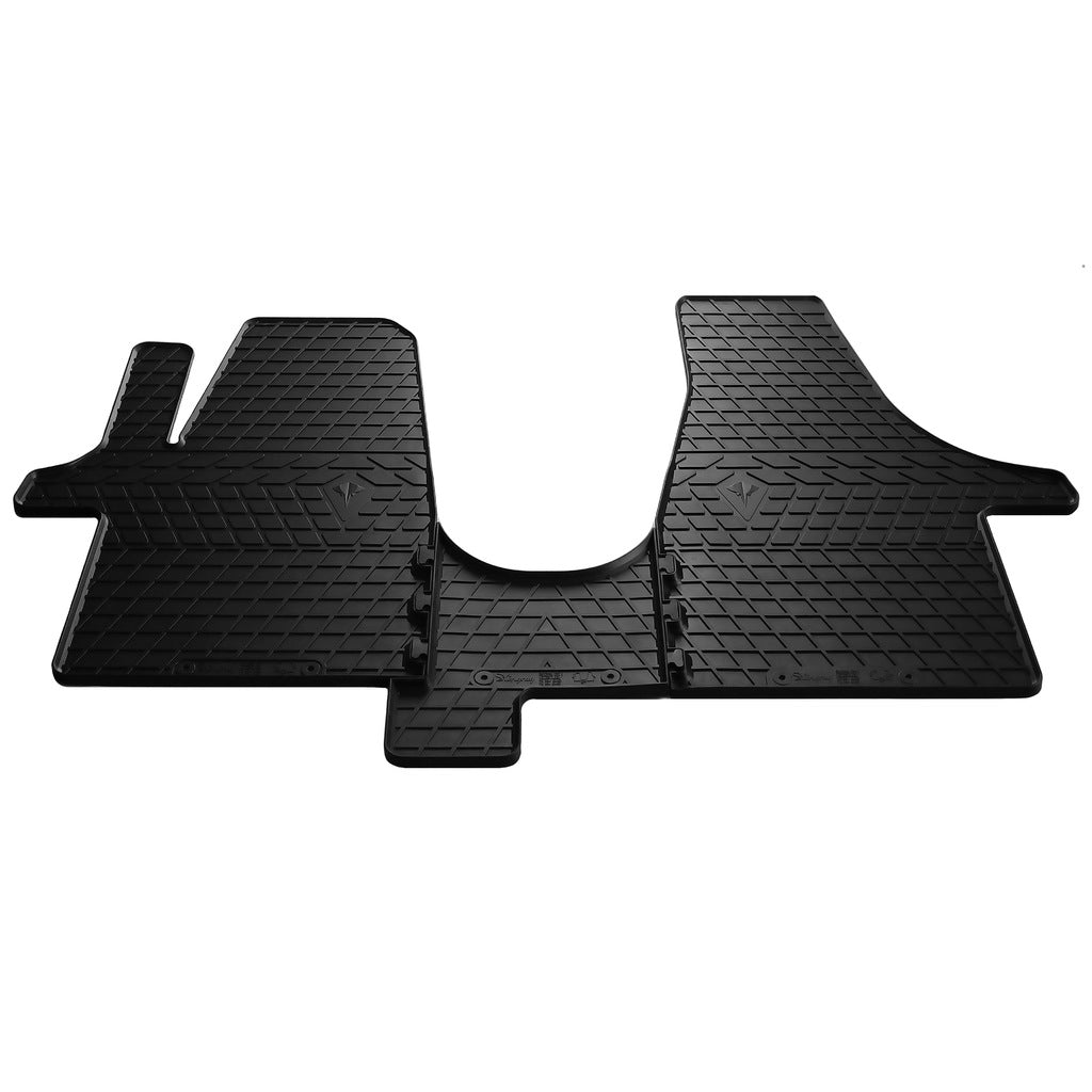 Rubber Floor Mats (3 pcs, Stingray) for Volkswagen T5 Multivan 2003-2010 - image 2