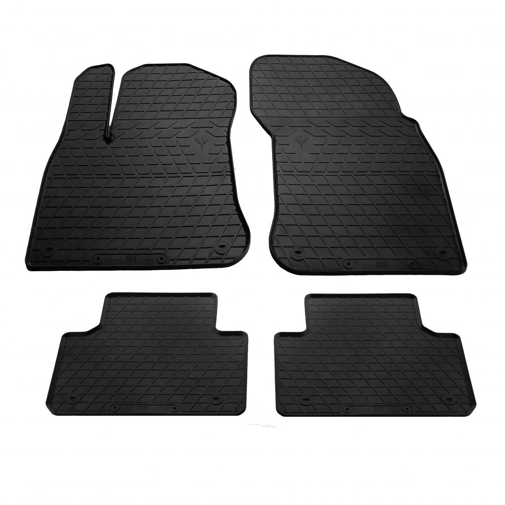 Rubber Floor Mats (4 pcs, Stingray Premium) for Volkswagen Touareg 2018- - image 1