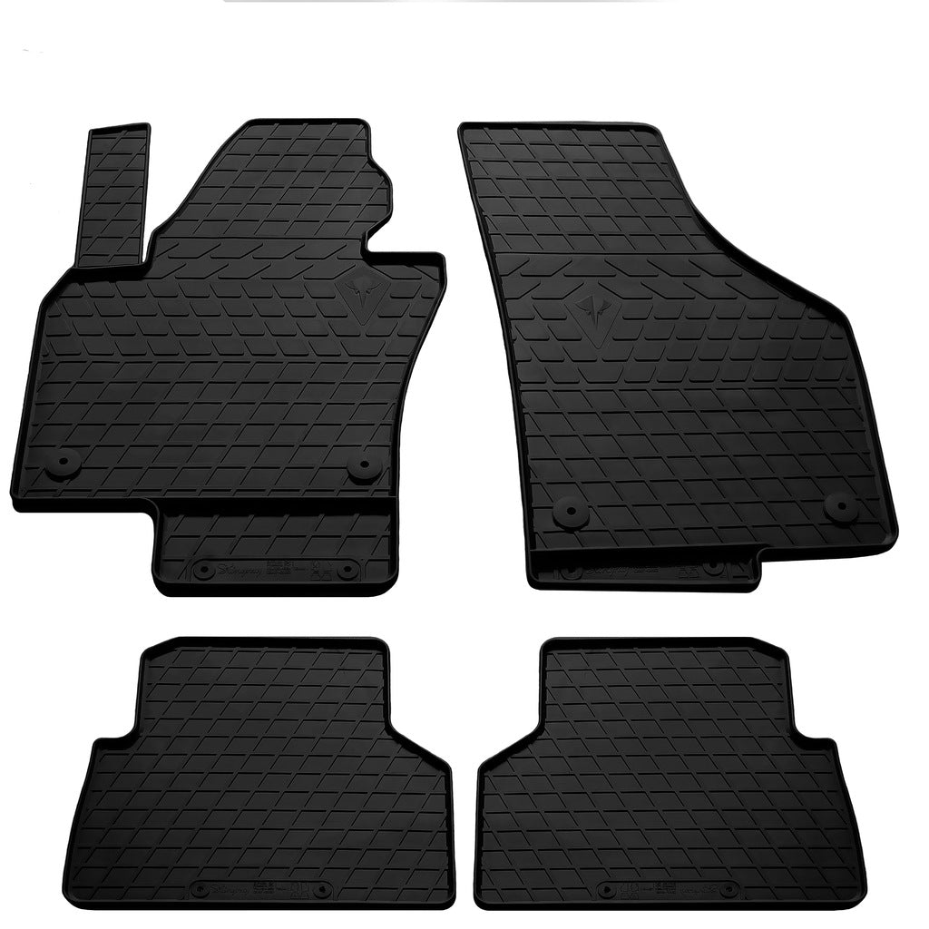 Rubber Floor Mats (4 pcs, Stingray Premium) for Volkswagen Tiguan 2007-2016 - image 1