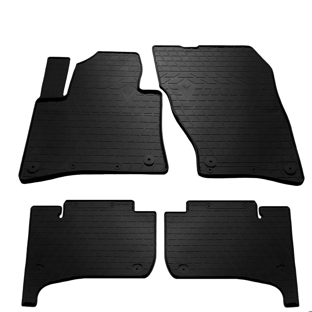 Rubber Floor Mats (4 pcs, Stingray Premium) for Volkswagen Touareg 2010-2018 - image 1