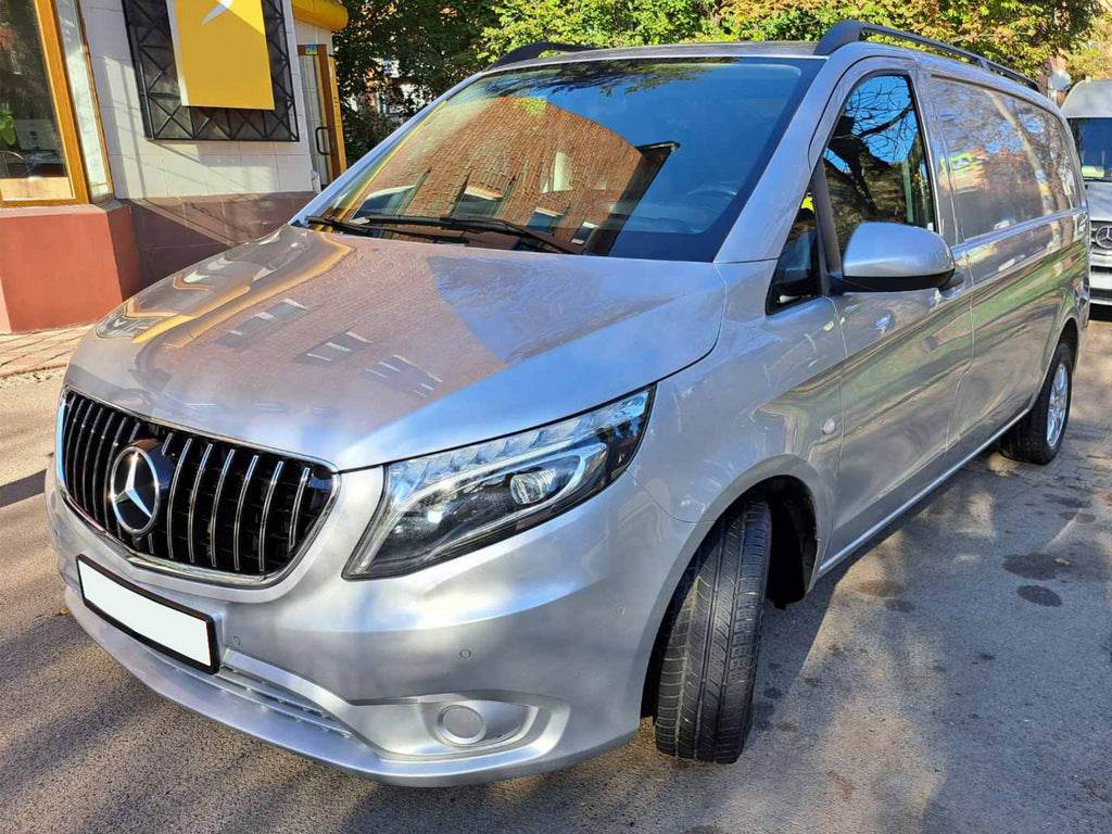 GT Panamericana Chrome Front Grille (2014-2023 for Vito W447) for Mercedes Vito / V-class W447 2014↗ year - Reelken Auto