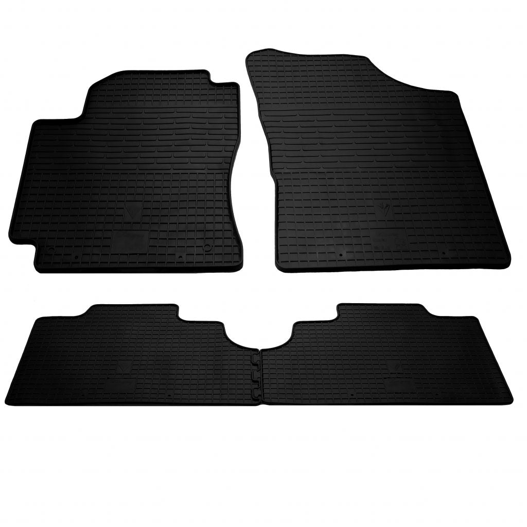 Rubber Floor Mats (4 pcs, Stingray Premium) for Geely CK-1 2005-2008 - image 1