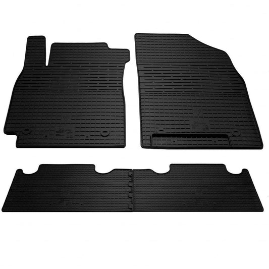 Rubber mats (4 PCs, Premium Stingray) for Geely Emgrand X7 - Reelken Auto