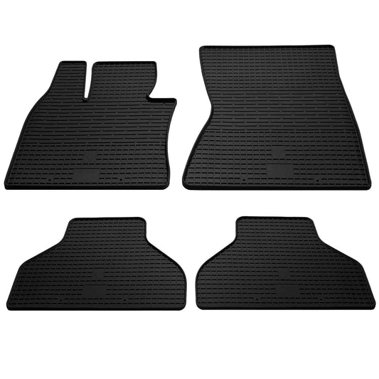 Rubber mats (4 pcs, Stingray Premium) for BMW X6 E-71 2008-2014 - Reelken Auto