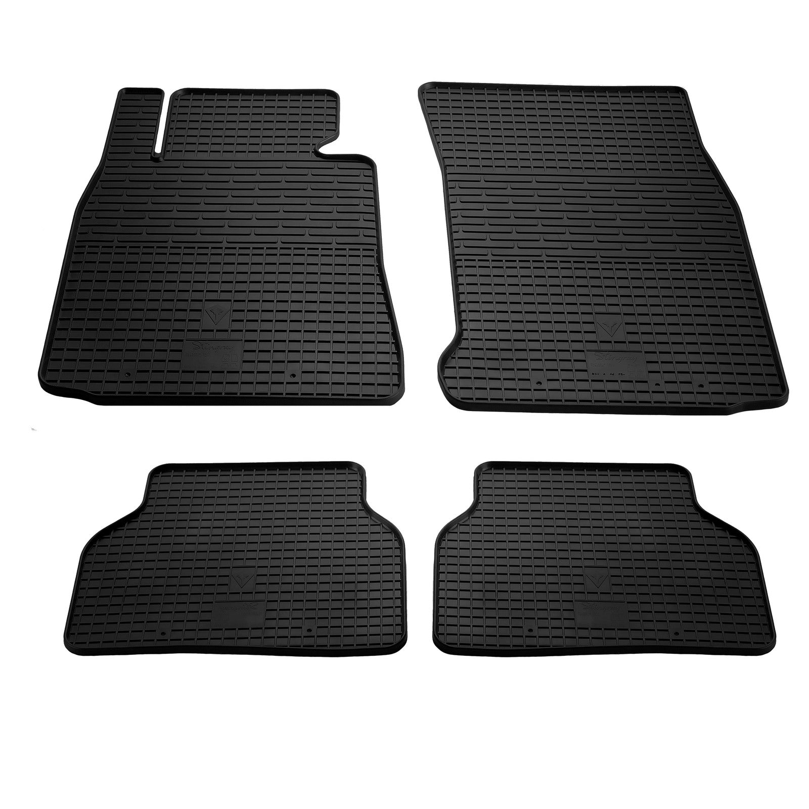 Rubber Floor Mats (4 pcs, Stingray Premium) for BMW 5 Series E39 1996-2003 - image 1