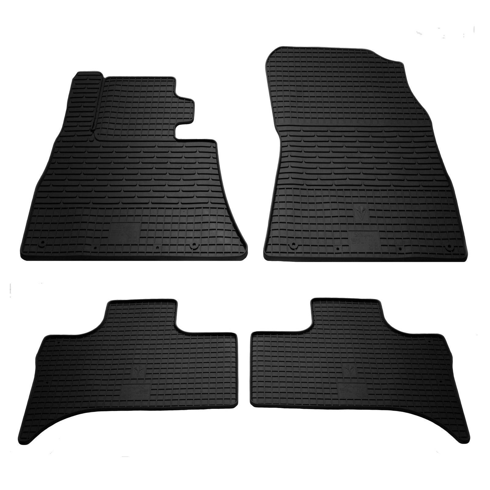 Rubber Floor Mats (4 pcs, Stingray Premium) for BMW X5 E53 1999-2006 - image 1