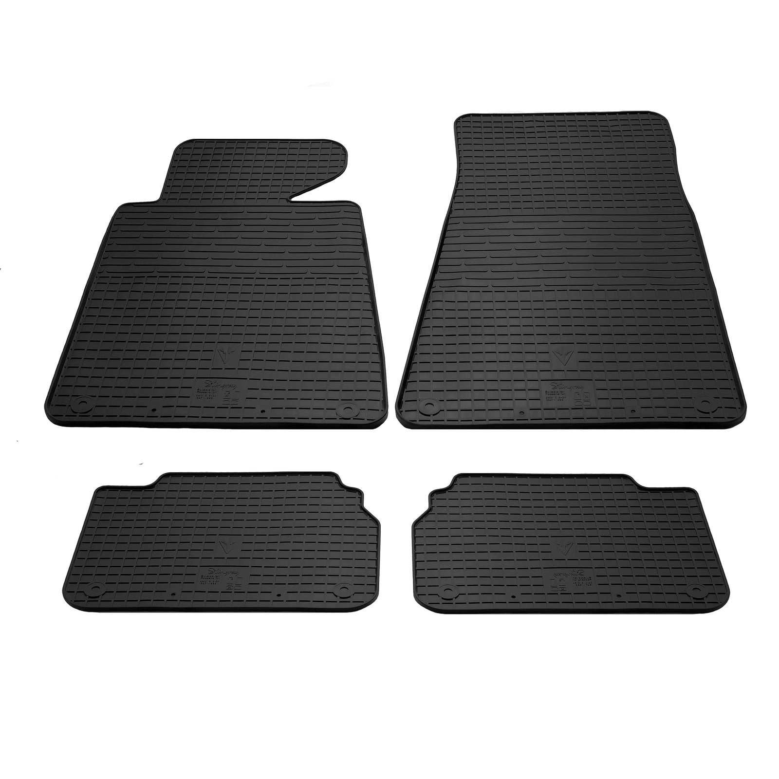 Rubber Floor Mats (4 pcs, Stingray Premium) for BMW 5 Series E34 1988-1995 - image 1
