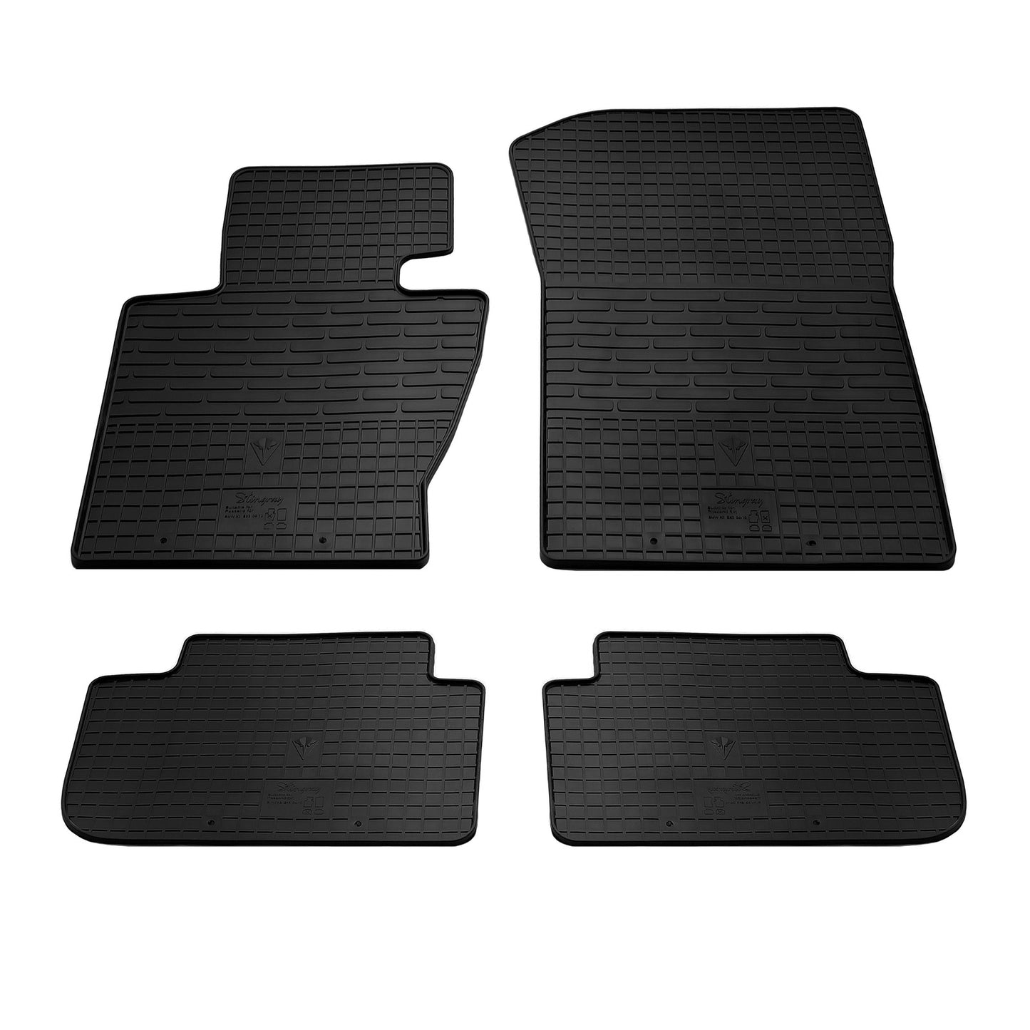 Rubber Floor Mats (4 pcs, Stingray Premium) for BMW X3 E-83 2003-2010 - image 1