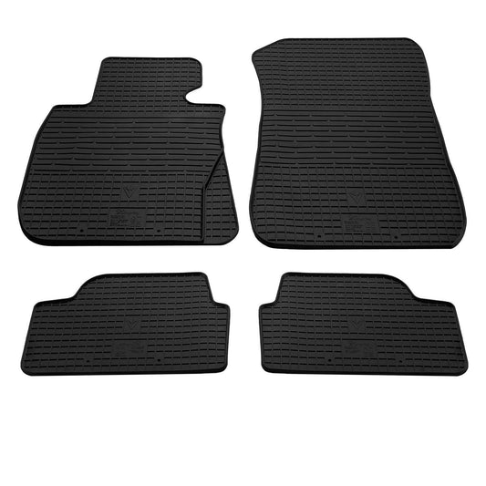 Rubber mats (4 PCs, Premium Stingray) for BMW 1 series E81/82/87/88 2004-2011 - Reelken Auto