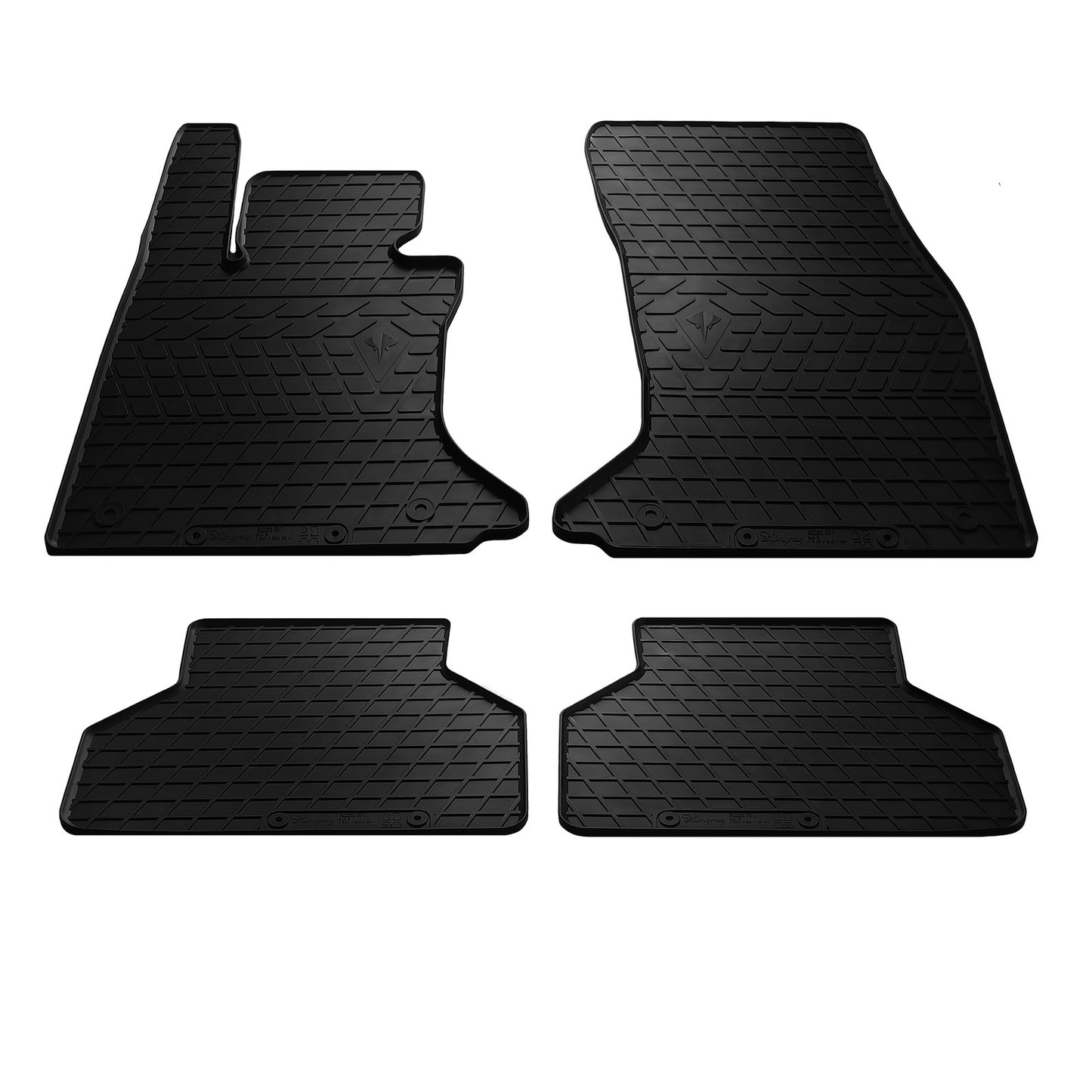 Rubber Floor Mats (4 pcs, Stingray Premium) for BMW 5 Series E60/E61 2003-2010 - image 1