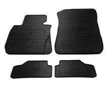 Rubber Floor Mats (4 pcs, Stingray Premium) for BMW X1 E-84 2009-2015 - image 1