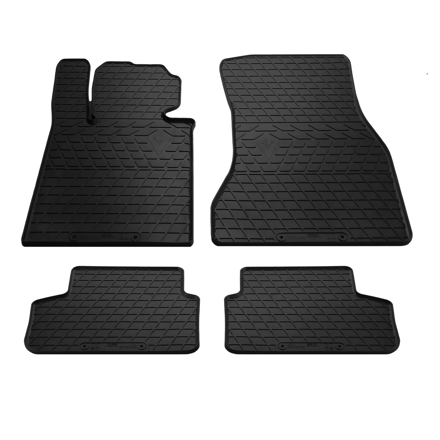 Rubber Floor Mats (4 pcs, Stingray Premium) for BMW 5 Series G30/G31 2017-2023 - image 1