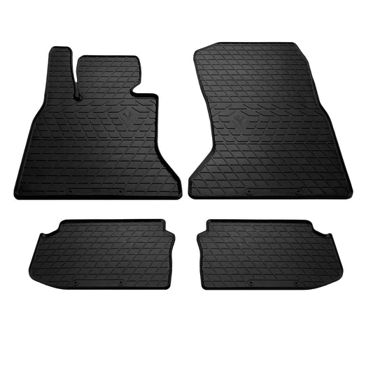 Rubber mats (4 PCs, Premium Stingray) for BMW 5 series F-10/11/07 2010-2016 - image 1