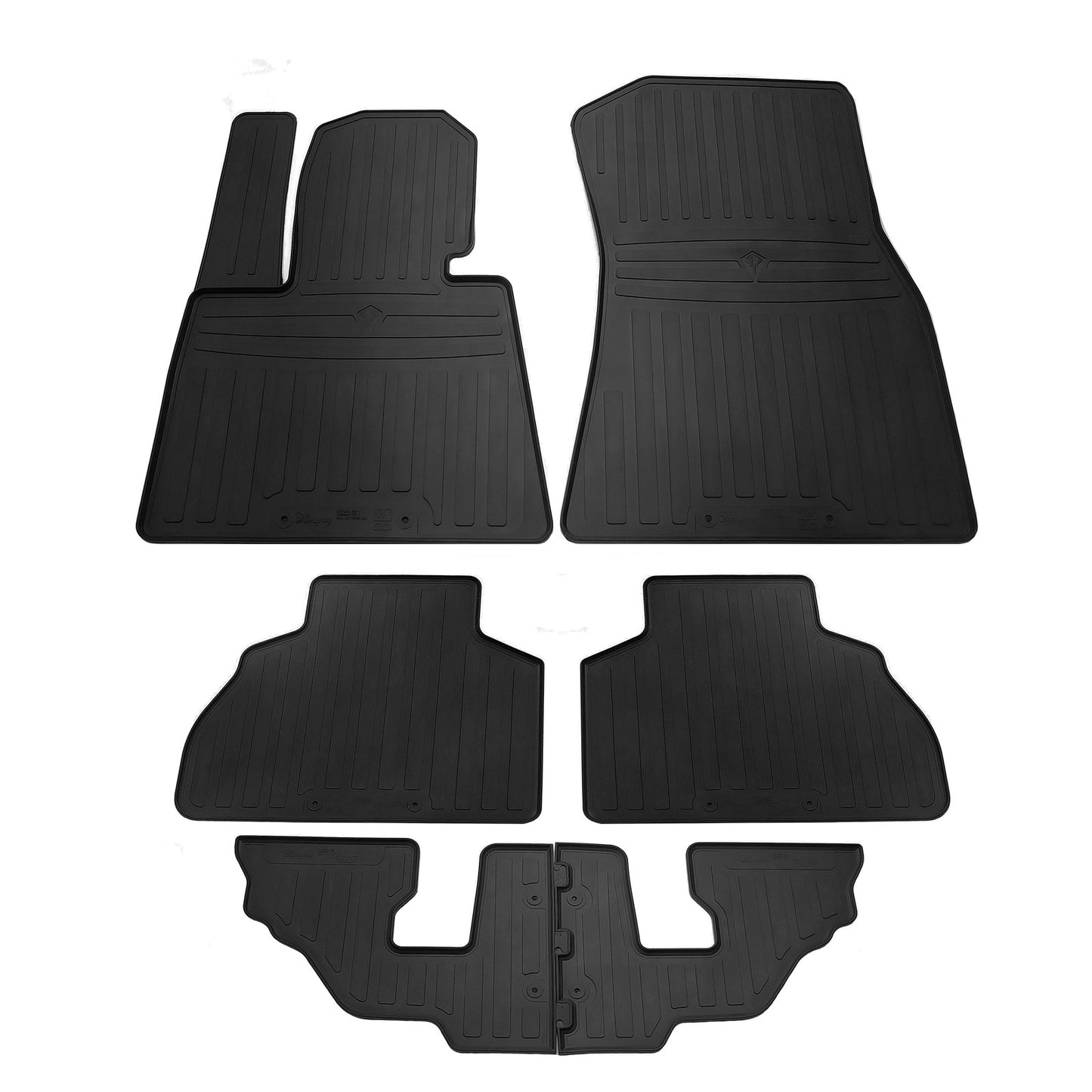Rubber floor mats (for 7-seater, Stingray Premium) for BMW X7 G07 2019- - image 1