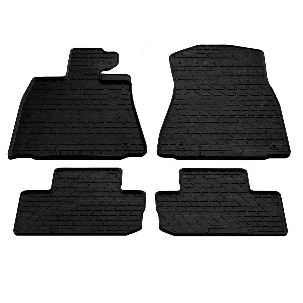 Rubber mats (4 PCs, Premium Stingray) for Lexus IS 2013- - Reelken Auto