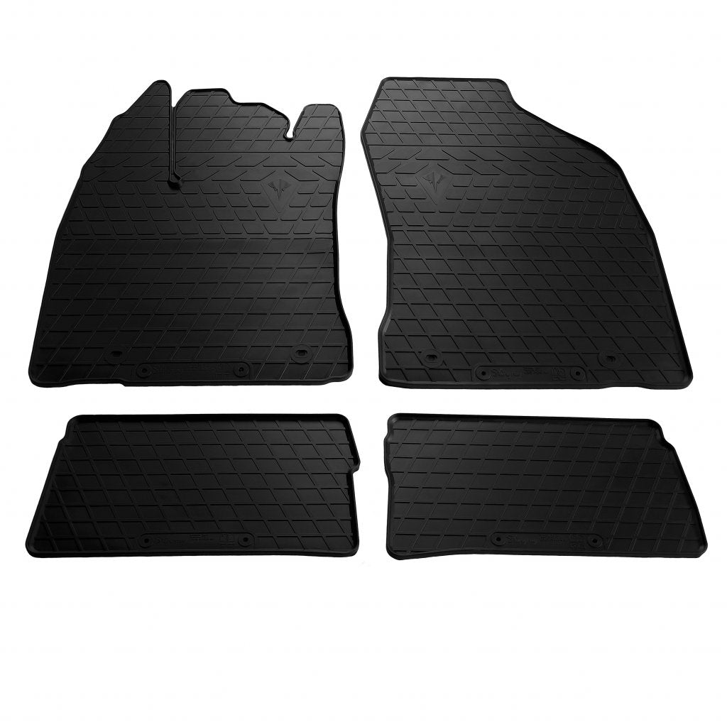 Rubber Floor Mats (4 pcs, Stingray Premium) for Lexus CT200H 2011-2022 - image 1