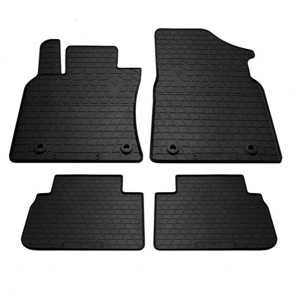Rubber Floor Mats (4 pcs, Stingray Premium) for Lexus ES 2018- - image 1