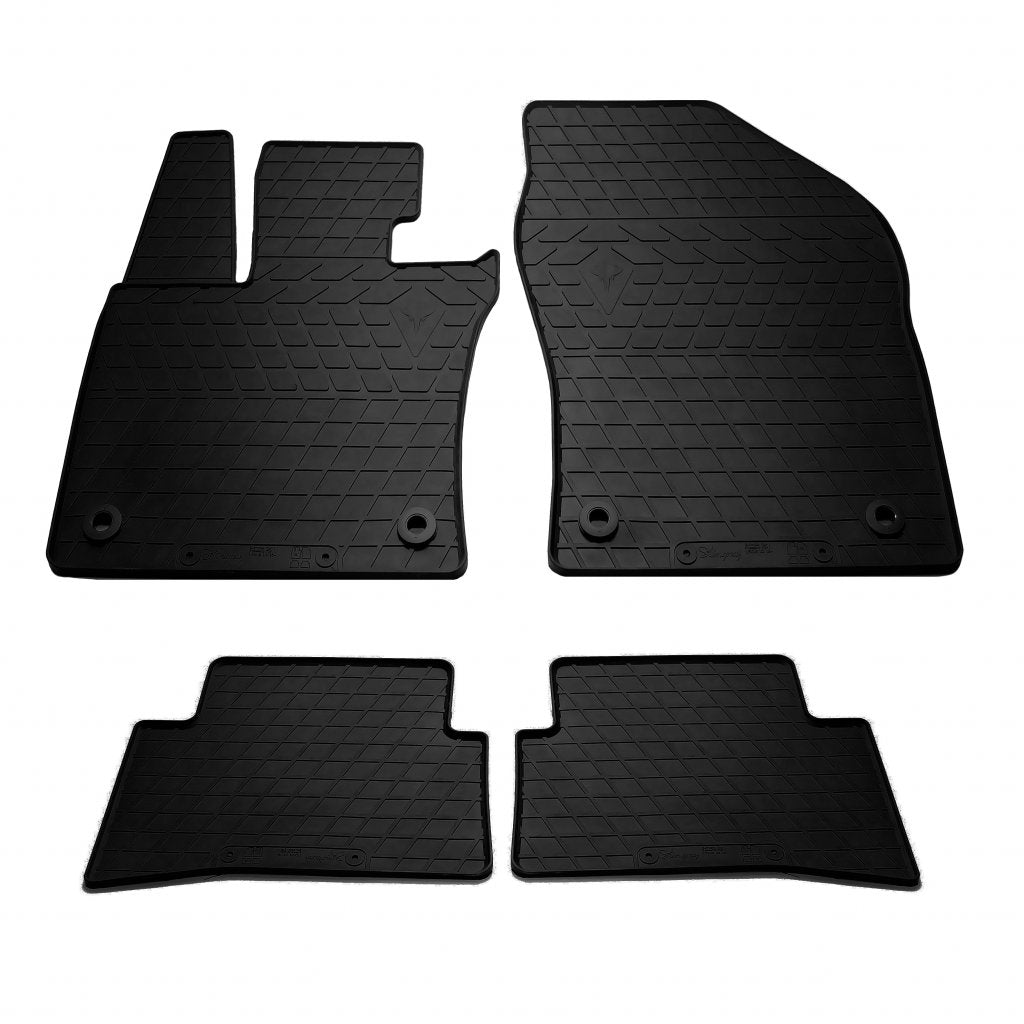 Rubber Floor Mats (4 pcs, Stingray Premium) for Lexus UX 2018- - image 1