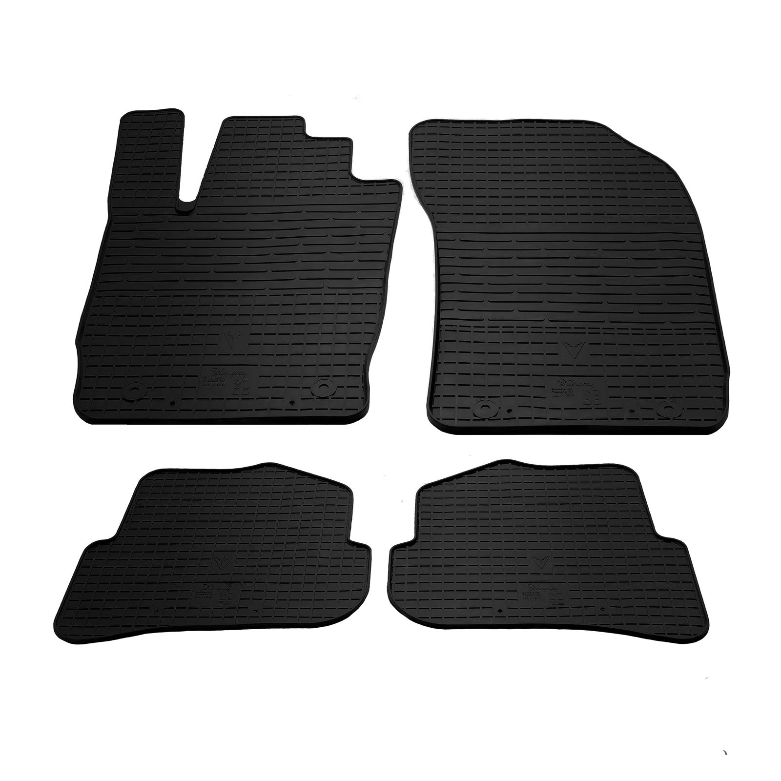 Rubber Floor Mats Stingray (4 pcs) for Audi A1 2010-2018 - image 1