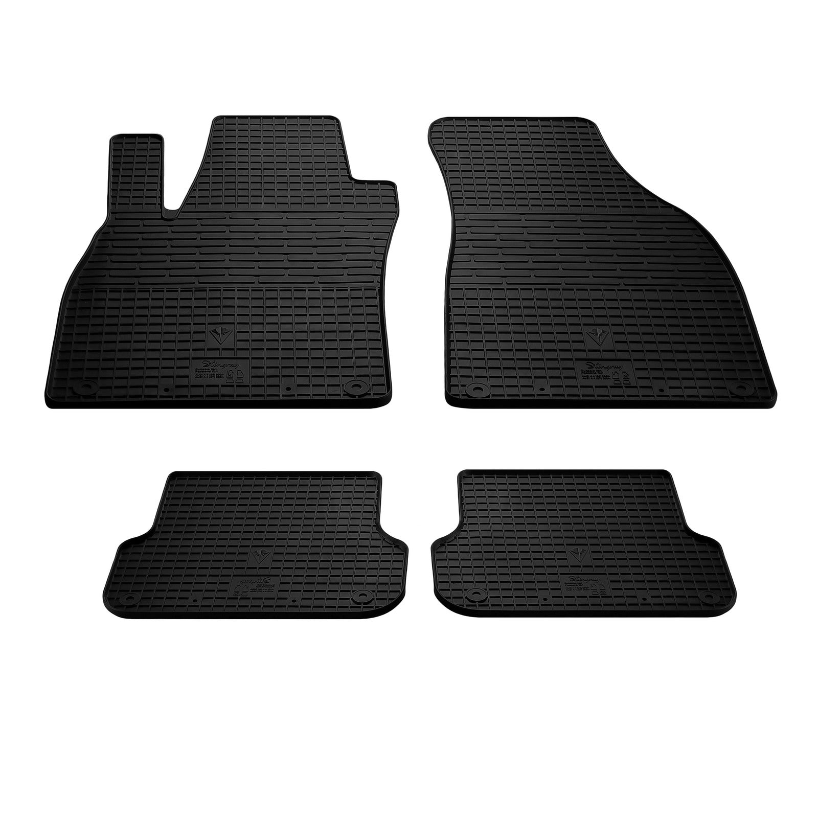 Rubber Floor Mats Stingray (4 pcs, rubber) for Audi A4 B6 2000-2004 - image 1