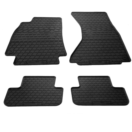 Stingray floor mats (4 piece, rubber) for Audi A4 B8 2007-2015 - Reelken Auto