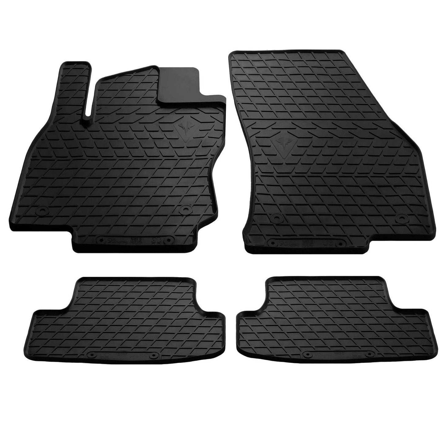 Stingray floor mats (4 piece, rubber) for Audi Q2 2016- - Reelken Auto