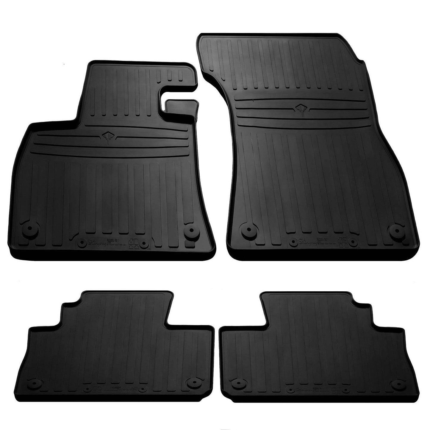 Rubber mats (4 pcs, Stingray Premium) for Audi e-Tron 2018-2022 - Reelken Auto