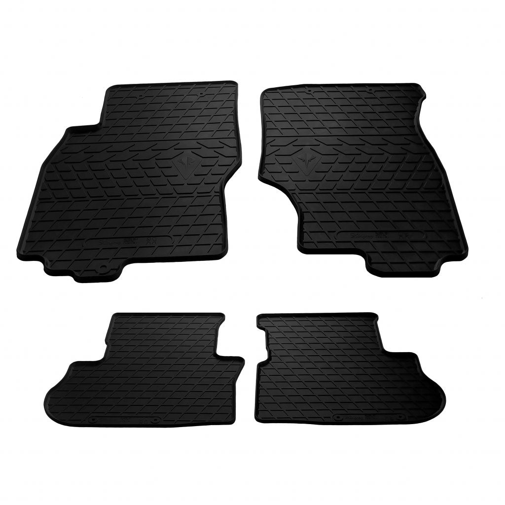 Rubber Floor Mats (4 pcs, Stingray Premium) for Infiniti FX 2003-2008 - image 1