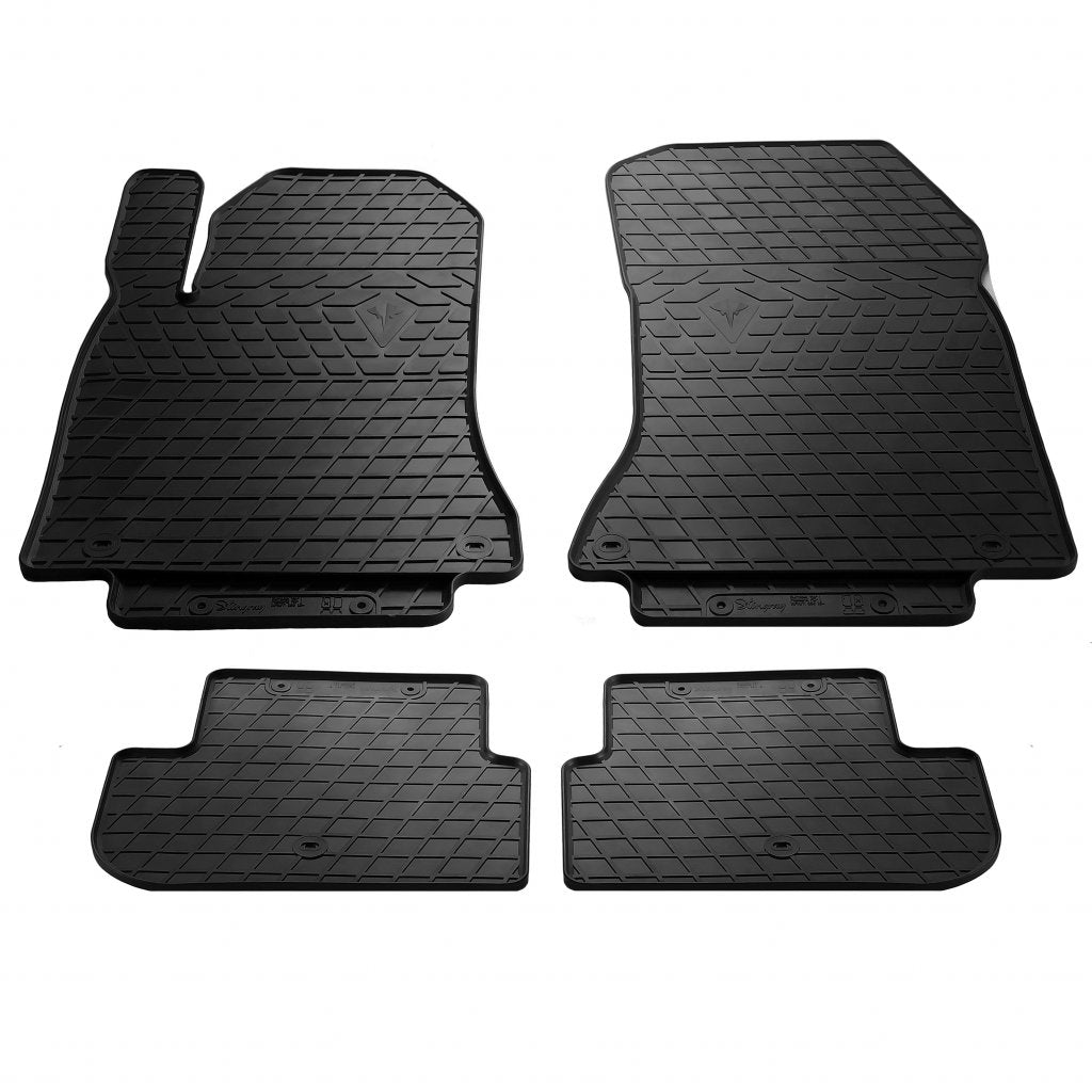 Rubber Floor Mats (4 pcs, Stingray Premium) for Infiniti Q30 2015-2024 - image 1