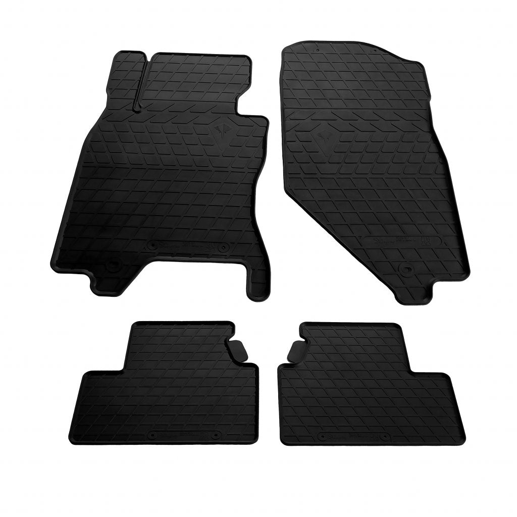 Rubber Floor Mats (SD, 4 pcs, Stingray Premium) for Infiniti G25/G35/37 (V36/CV36) 2006-2015 - image 1