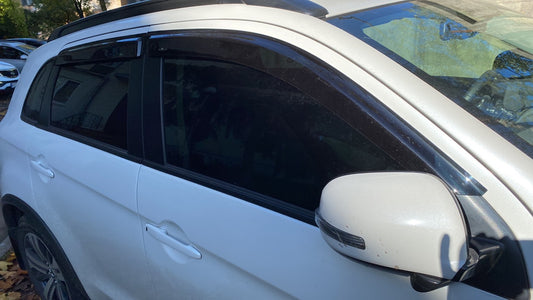 Window Deflectors (4 pcs, HIC) for Mitsubishi ASX 2010-2023 - image 1