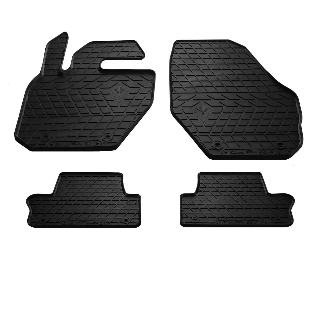 Rubber Floor Mats (4 pcs, Stingray Premium) for Volvo XC60 2009-2017 - image 1
