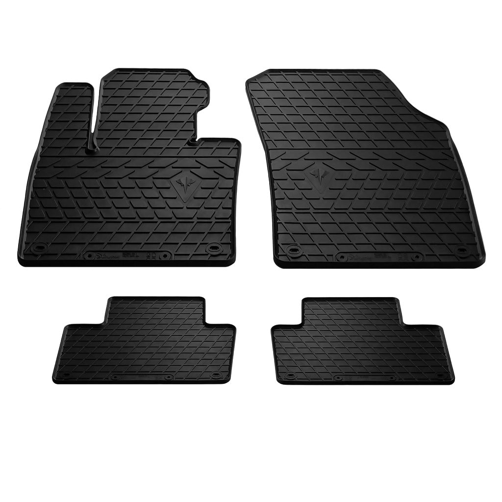 Rubber Floor Mats (4 pcs, Stingray Premium) for Volvo XC90 2015- - image 1