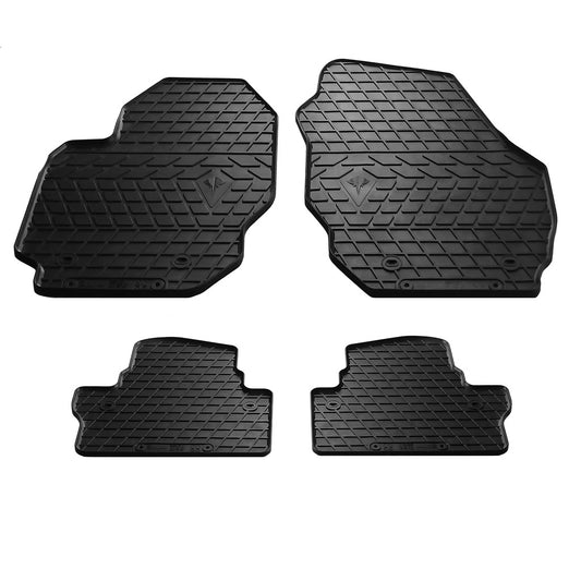Rubber Floor Mats (4 pcs, Stingray Premium) for Volvo S80 2006-2016 - image 1