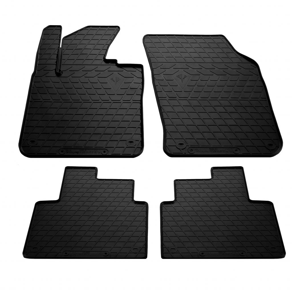Rubber Floor Mats (4 pcs, Stingray Premium) for Volvo S90/V90 2016- - image 1