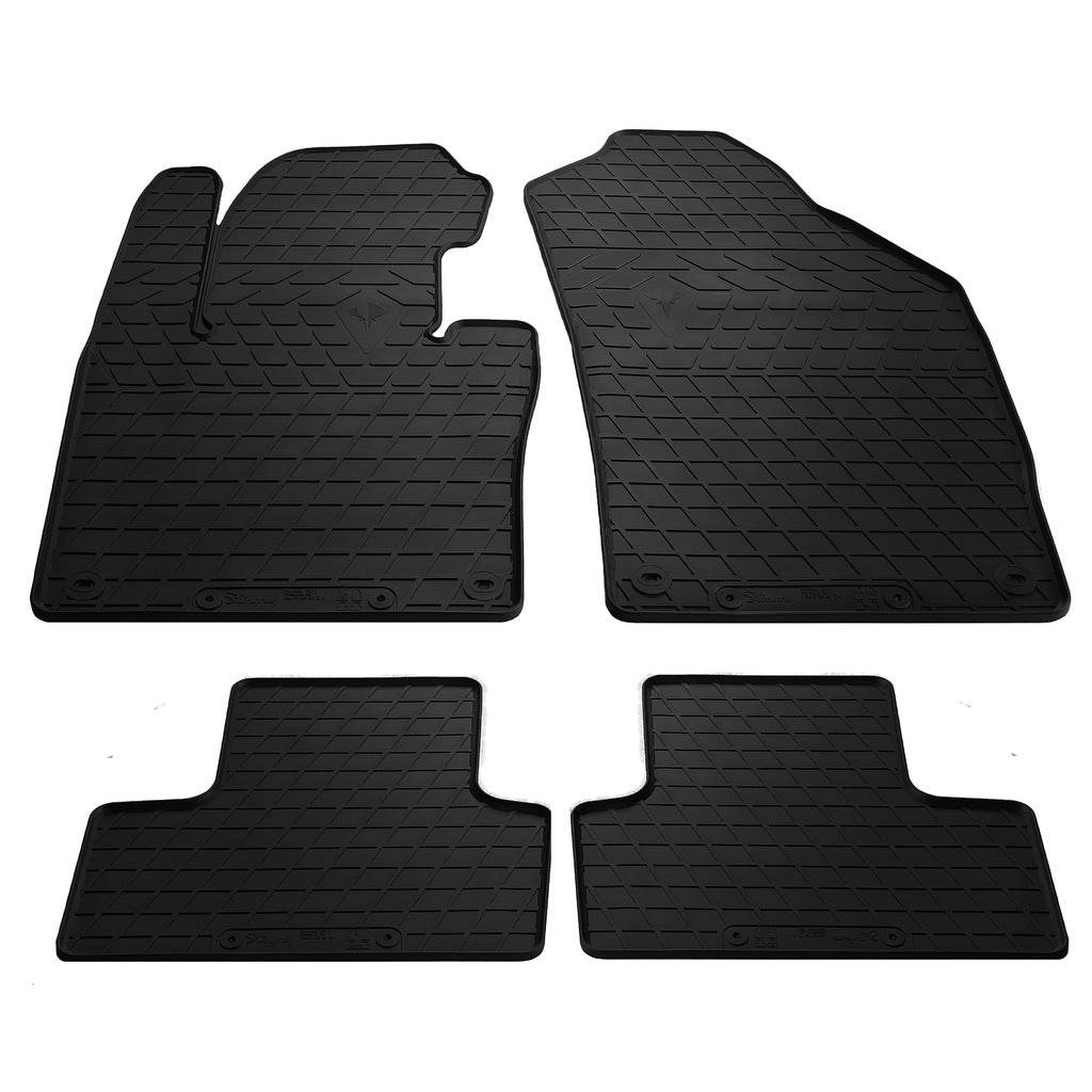 Rubber mats (4 PCs, Premium Stingray) for Volvo XC60 2017↗ - Reelken Auto