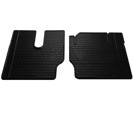 Rubber Floor Mats (2 pcs, Stingray Premium) for MAN F2000 1994-2001 - image 1