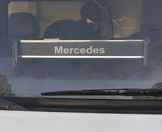 Shelf on the panel (Black with red thread) for Mercedes T2 (507-814) - Reelken Auto
