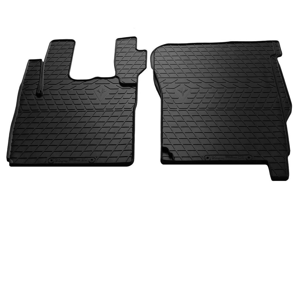 Rubber mats (2 pcs, Stingray Premium) for DAF CF 2000-2013 - Reelken Auto