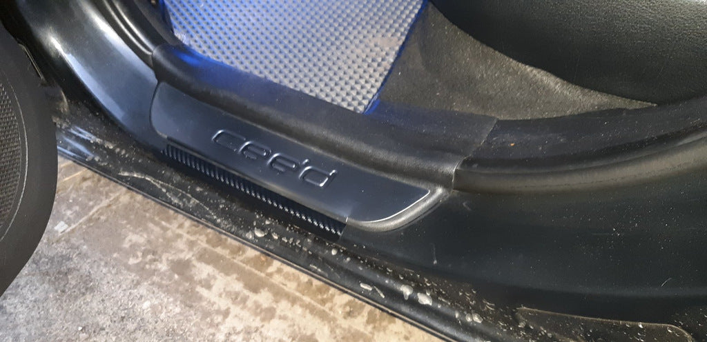 Door Sill Protectors OmsaLine (4 pcs, stainless steel) for Kia Ceed 2007-2012 - image 2