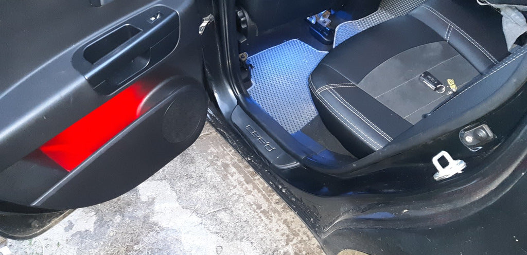 Door Sill Protectors OmsaLine (4 pcs, stainless steel) for Kia Ceed 2007-2012 - image 8