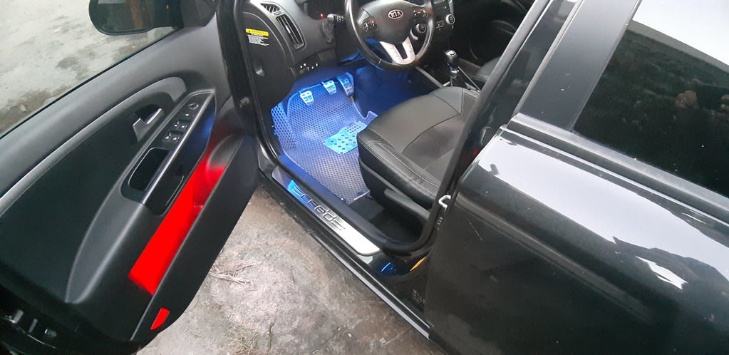 Door Sill Protectors OmsaLine (4 pcs, stainless steel) for Kia Ceed 2007-2012 - image 6