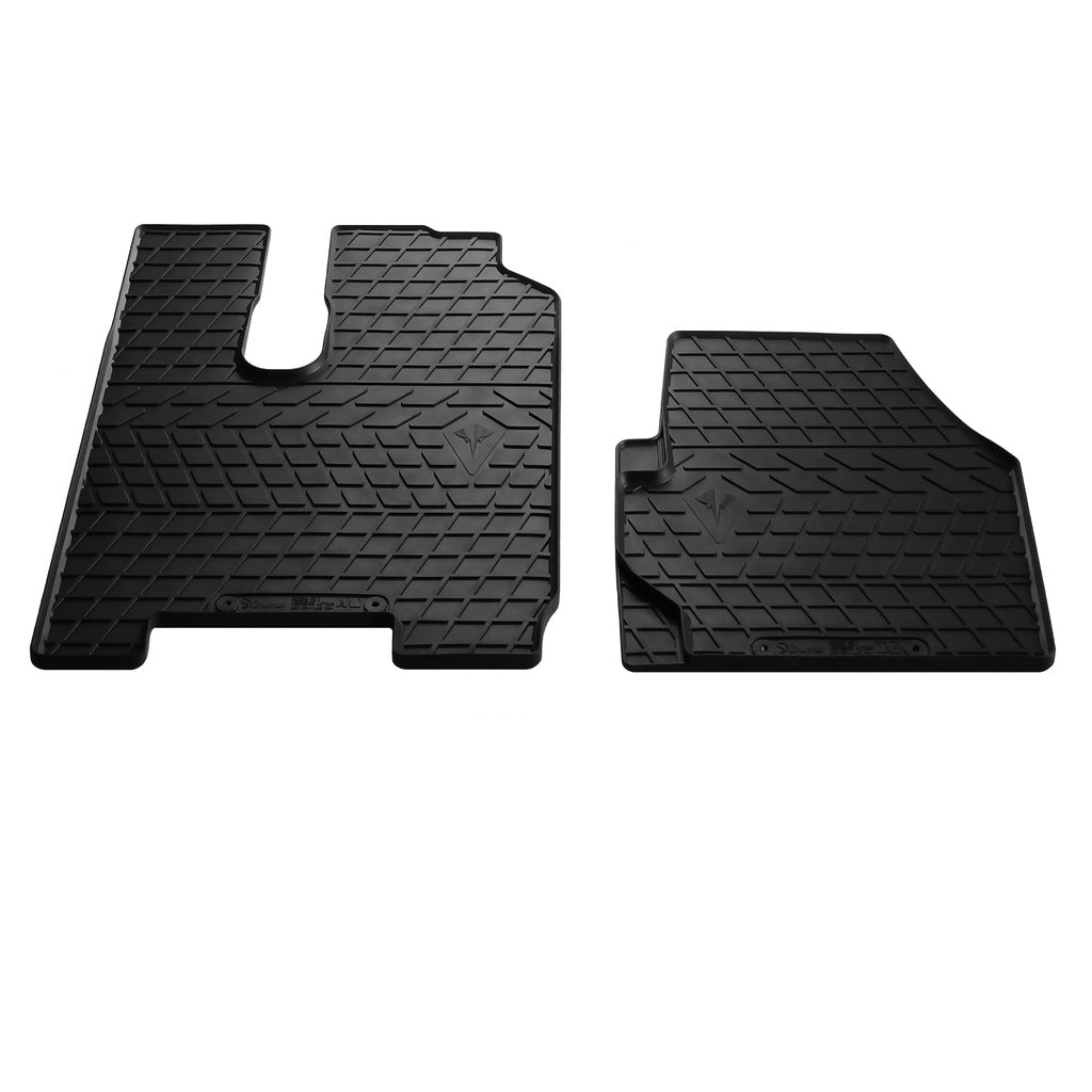 Rubber Floor Mats (2 pcs, Stingray Premium) for Mercedes Actros 2003-2011 - image 1