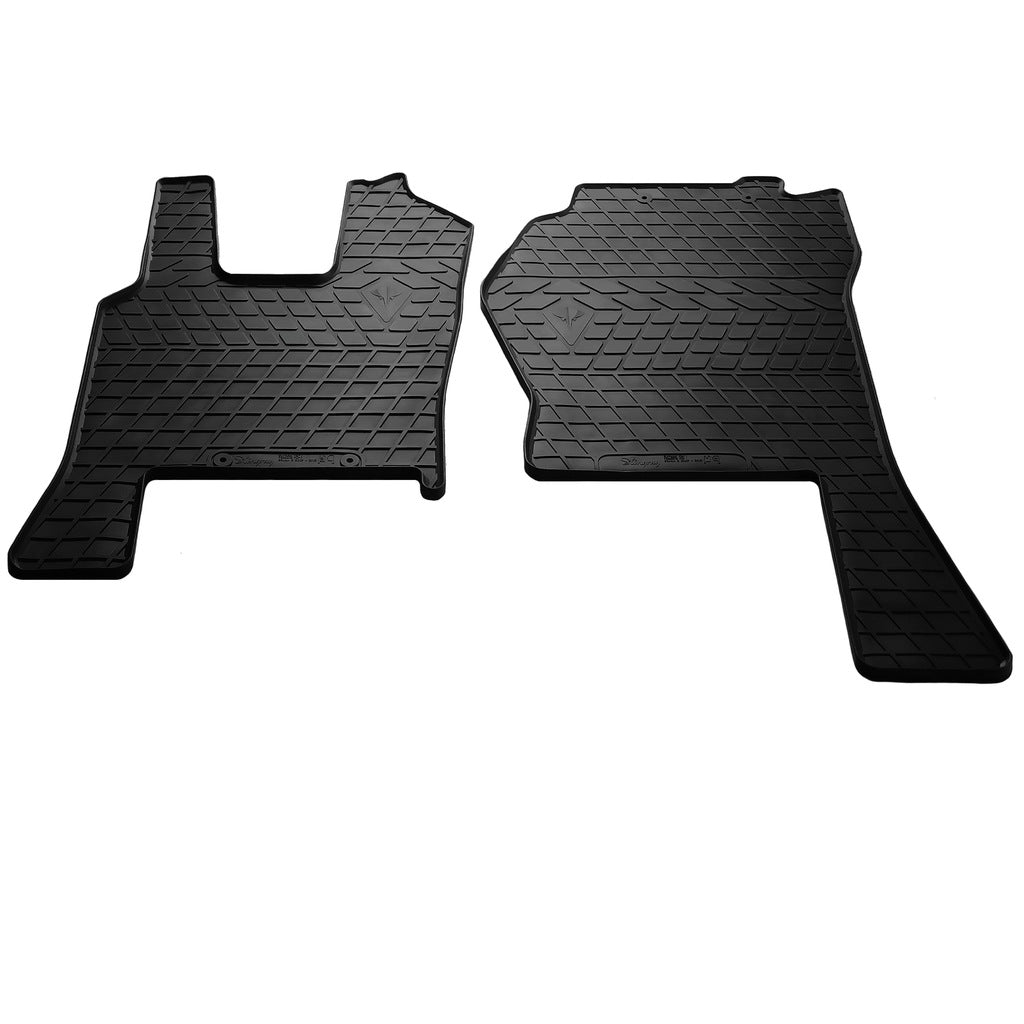 Rubber Floor Mats (2 pcs, Stingray Premium) for Scania R Series 2004-2016 - image 1