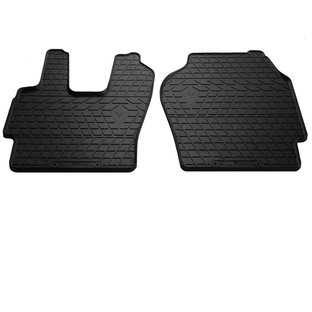 Rubber Floor Mats (2 pcs, Stingray Premium) for Scania P Series 2004-2017 - image 1