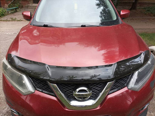 The hood deflector (EuroCap) for Nissan X-trail T32 / Rogue 2014-2021 - Reelken Auto