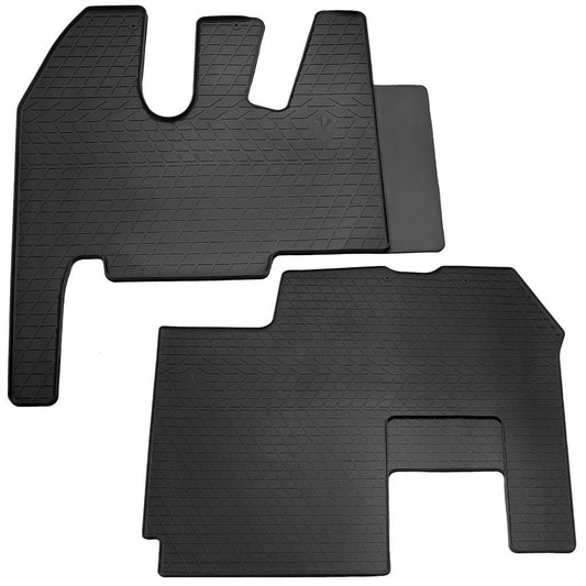 Rubber mats (2 pcs, Stingray Premium) for Renault Magnum - Reelken Auto