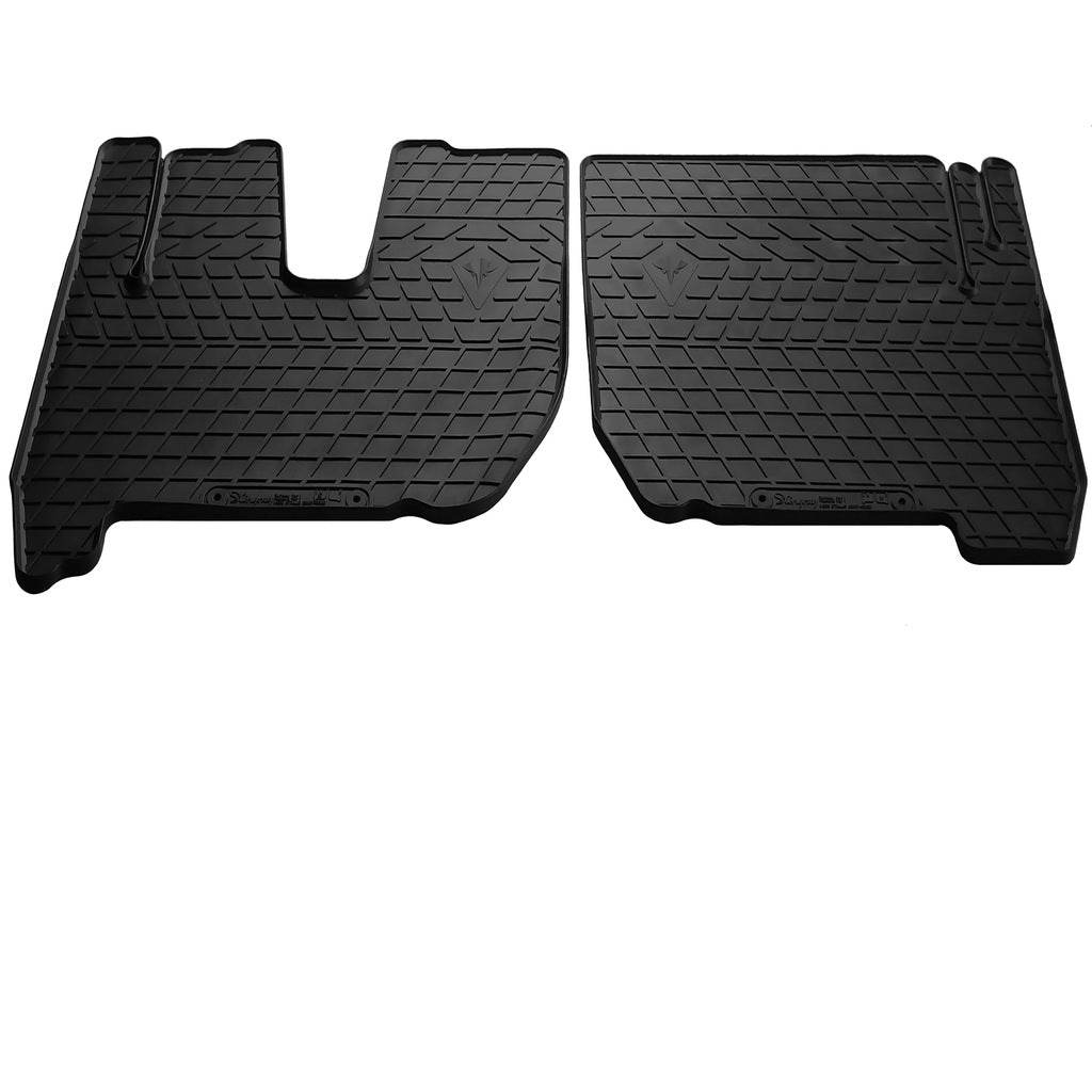 Rubber mats AD / AT (2 pcs, Stingray Premium) for Iveco Stralis 2007-2012 - Reelken Auto