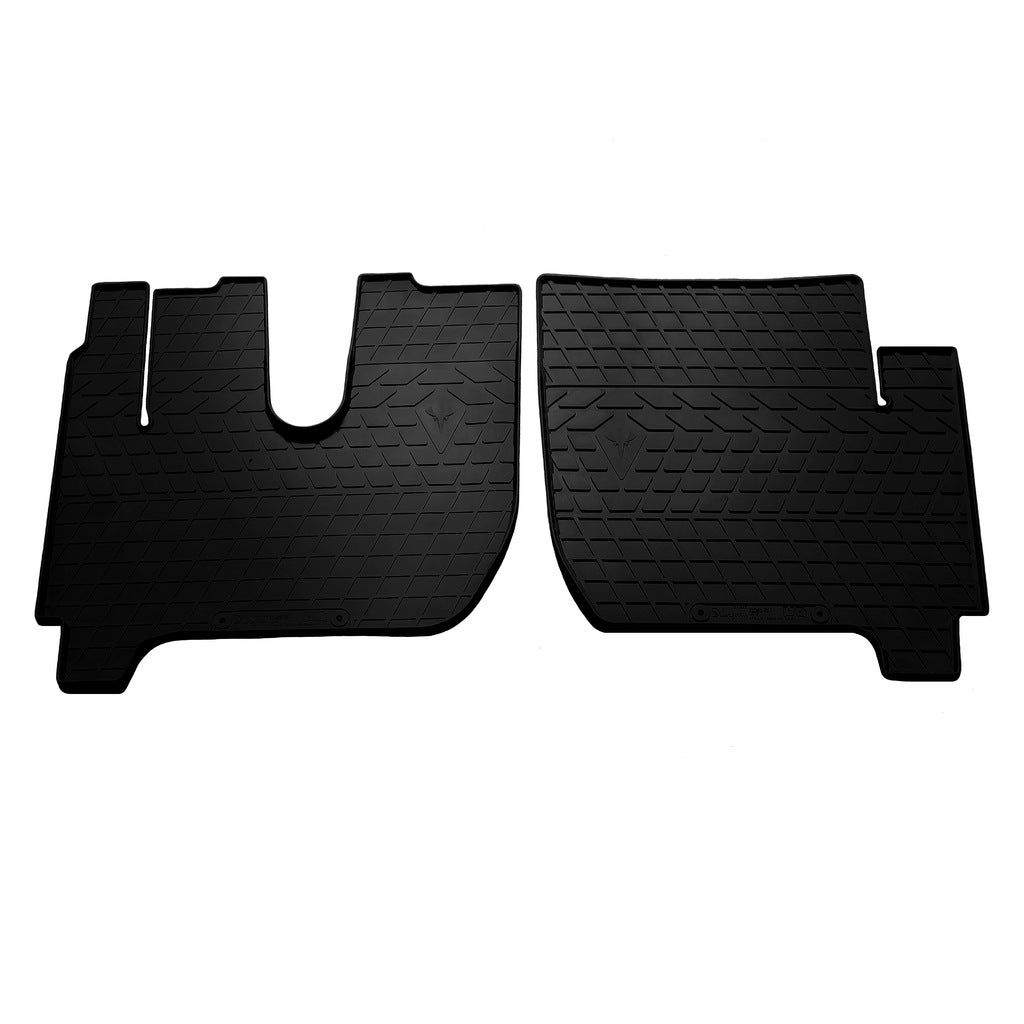 Rubber Floor Mats AS (2 pcs, Stingray Premium) for Iveco Stralis 2016-2019 - image 1