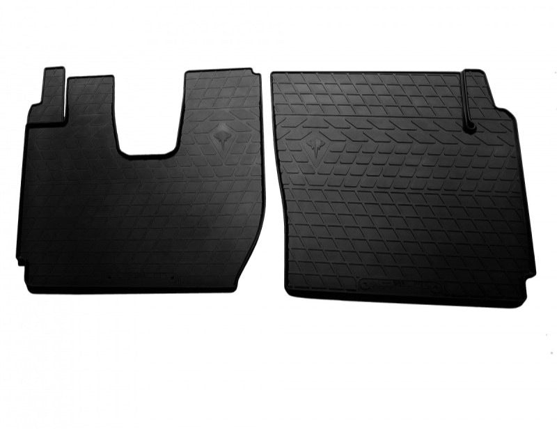 Rubber Floor Mats (2 pcs, Stingray Premium) for Iveco S-Way 2019- - image 1